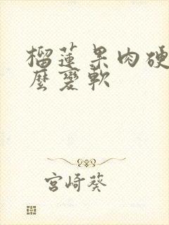 榴莲果肉硬的怎么变软