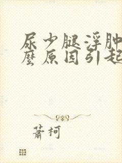 尿少腿浮肿是什么原因引起的