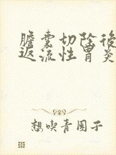 胆囊切除后胆汁返流性胃炎