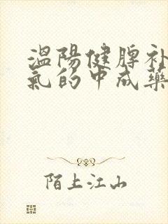 温阳健脾补肾益气的中成药