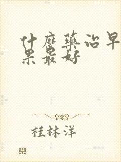 什么药治早射效果最好