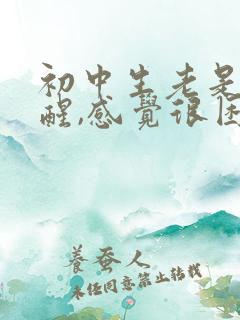 初中生老是睡不醒,感觉很困是什么原因