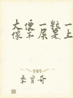 大便一粒一粒的像羊屎是上火吗