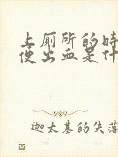 上厕所的时候大便出血是什么原因