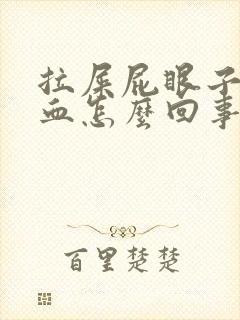 拉屎屁眼子疼带血怎么回事