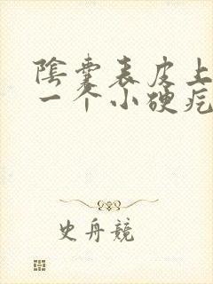 阴囊表皮上面有一个小硬疙瘩