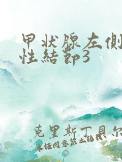 甲状腺左侧叶实性结节3