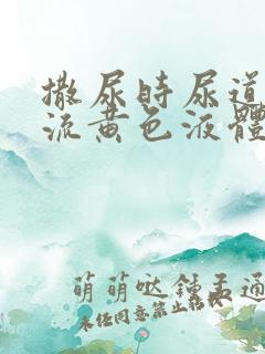 撒尿时尿道刺痛流黄色液体