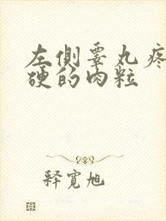 左侧睾丸疼痛有硬的肉粒