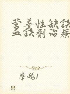 营养性缺铁性贫血铁剂治疗需用至