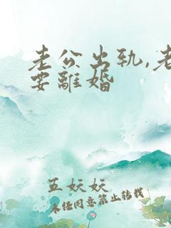 老公出轨,老婆要离婚