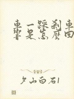 车一踩刹车吱吱响是怎么回事