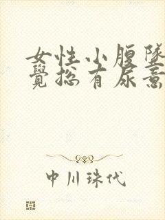 女性小腹坠胀感觉总有尿意