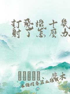 打飞机十几秒就射了怎么办