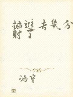 插进去几分钟就射了