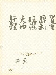 肝火旺脾胃不好体内湿气重