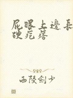 屁眼上边长了个硬疙瘩