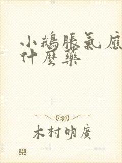 小鹅胀气应该吃什么药