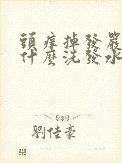 头痒掉发严重用什么洗发水