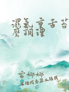 湿气重舌苔白怎么调理