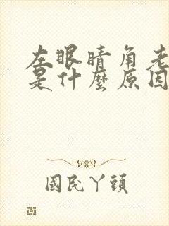 左眼睛角老是跳是什么原因