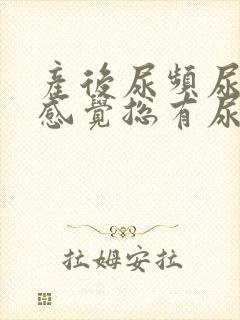 产后尿频尿不尽感觉总有尿意怎么办