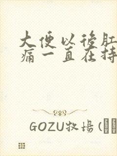 大便以后肛门疼痛一直在持续着痛怎么办