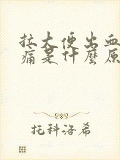 拉大便出血还很痛是什么原因