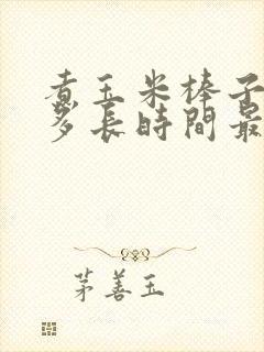 煮玉米棒子需要多长时间最好吃