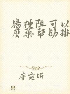 肠梗阻可以吃什么药帮助排便