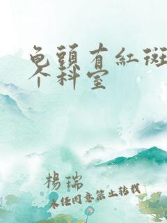 龟头有红斑挂哪个科室