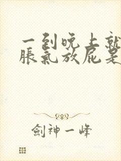 一到晚上就肚子胀气放屁是什么原因