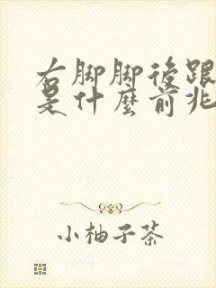 右脚脚后跟麻木是什么前兆