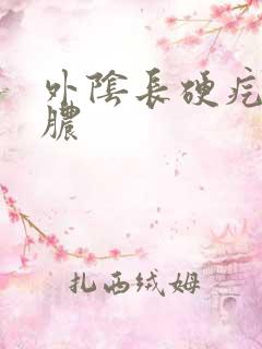 外阴长硬疙瘩流脓