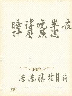 睡得晚半夜总醒什么原因