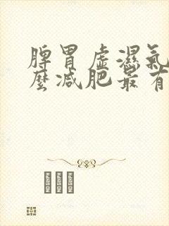 脾胃虚湿气重怎么减肥最有效