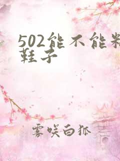 502能不能粘鞋子