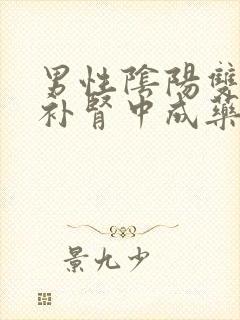 男性阴阳双补的补肾中成药