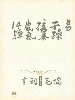 14岁孩子易怒脾气暴躁