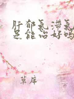 肝郁气滞气血不足能治好吗