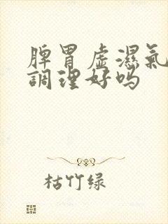 脾胃虚湿气重能调理好吗