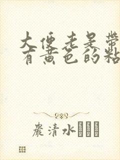 大便老是带血还有黄色的粘稠物