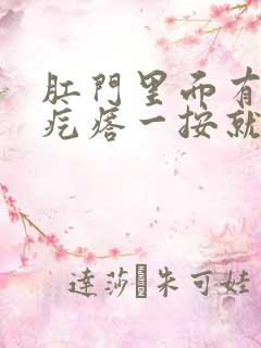 肛门里面有个硬疙瘩一按就疼