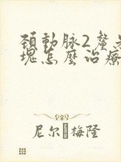 颈动脉2厘米斑块怎么治疗