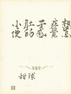 小肚子疼想上大便的感觉怎么回事