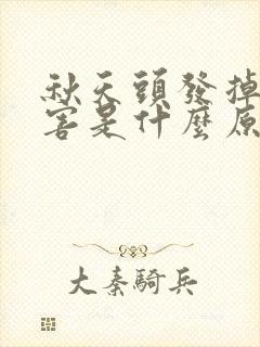 秋天头发掉得厉害是什么原因