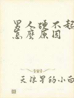 男人硬不起来是怎么原因