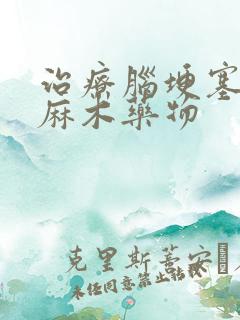 治疗脑埂塞半身麻木药物