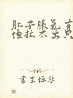 肚子胀气有便感但拉不出只放屁