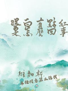 眼白有点红血丝是怎么回事